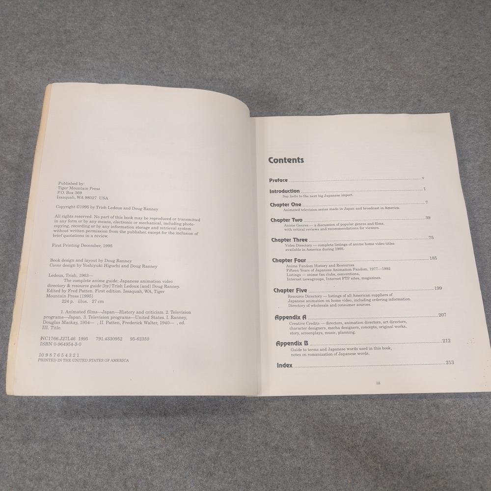 The Complete Anime Guide Japanese Animation Video Directory 1995 Trish Ledoux - Picture 2 of 2